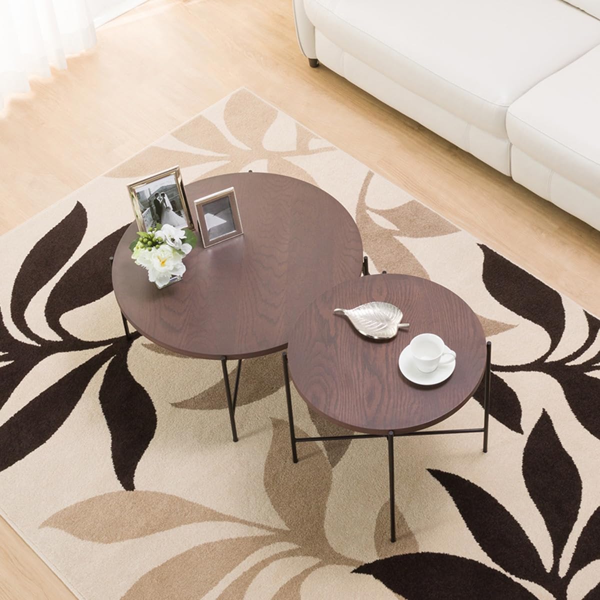 Amazon.co.jp: ニトリ 円形 テーブル セット ヴェルカー7050 ミドル