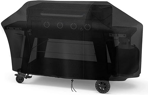 Miniatura 7 de Funda para parrilla Pit Boss de 4 quemadores Ultimate Lift-Off, impermeable, resistente a los rayos UV, cubierta de parrilla al aire libre para Pit