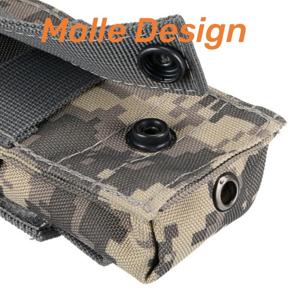 ACEXIER Caccia all'aperto Coltello Holster Molle Torcia Pouch Torch Holder Case Magazine Pouch Military Pistol M5 Tactical Flashlight Bag