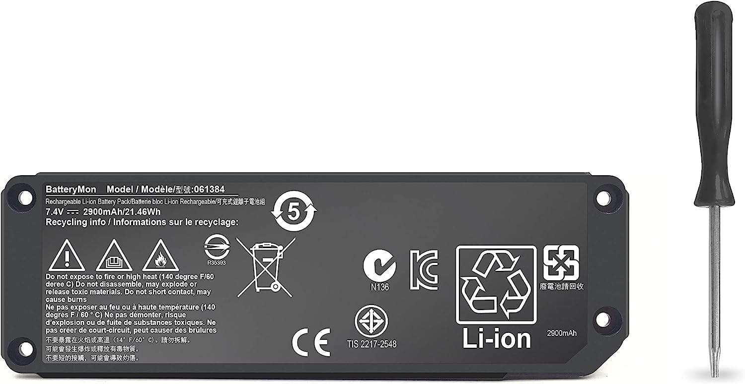 061384 Speaker battery for Bose Soundlink Mini Bluetooth Wireless Speaker ?I One Model? 061386 063404 063287 061385 Series Haut-Parleur sans Fil Battery (7.4V 2230mAh 17Wh)