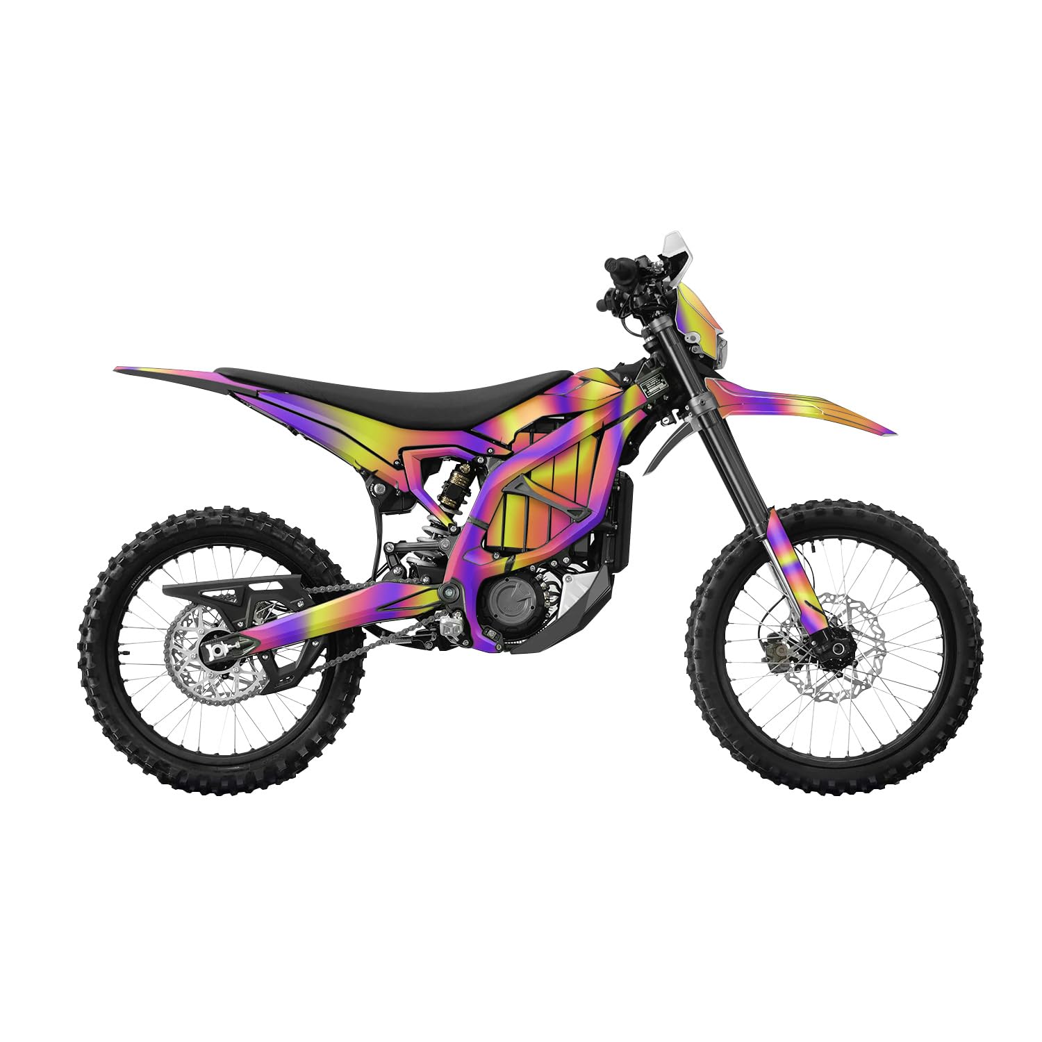 Surron Ultra Bee Graphics Kit Wrap - Melted Stripes - Sur-Ron Skin - Premium 3M Vinyl Protective Wrap Decal Cover - Easy to Apply | Crafted in The USA by MightySkins