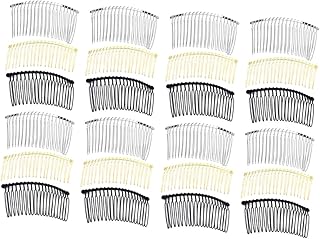 Beaupretty 24 Peças 20 Presilhas De Cabelo Para Meninas Presilha De Cabelo Preta Presilhas De Cabelo Para Noiva Pente De Cabelo Pente De Cabelo Presilhas Laterais Pente De Cabelo Para