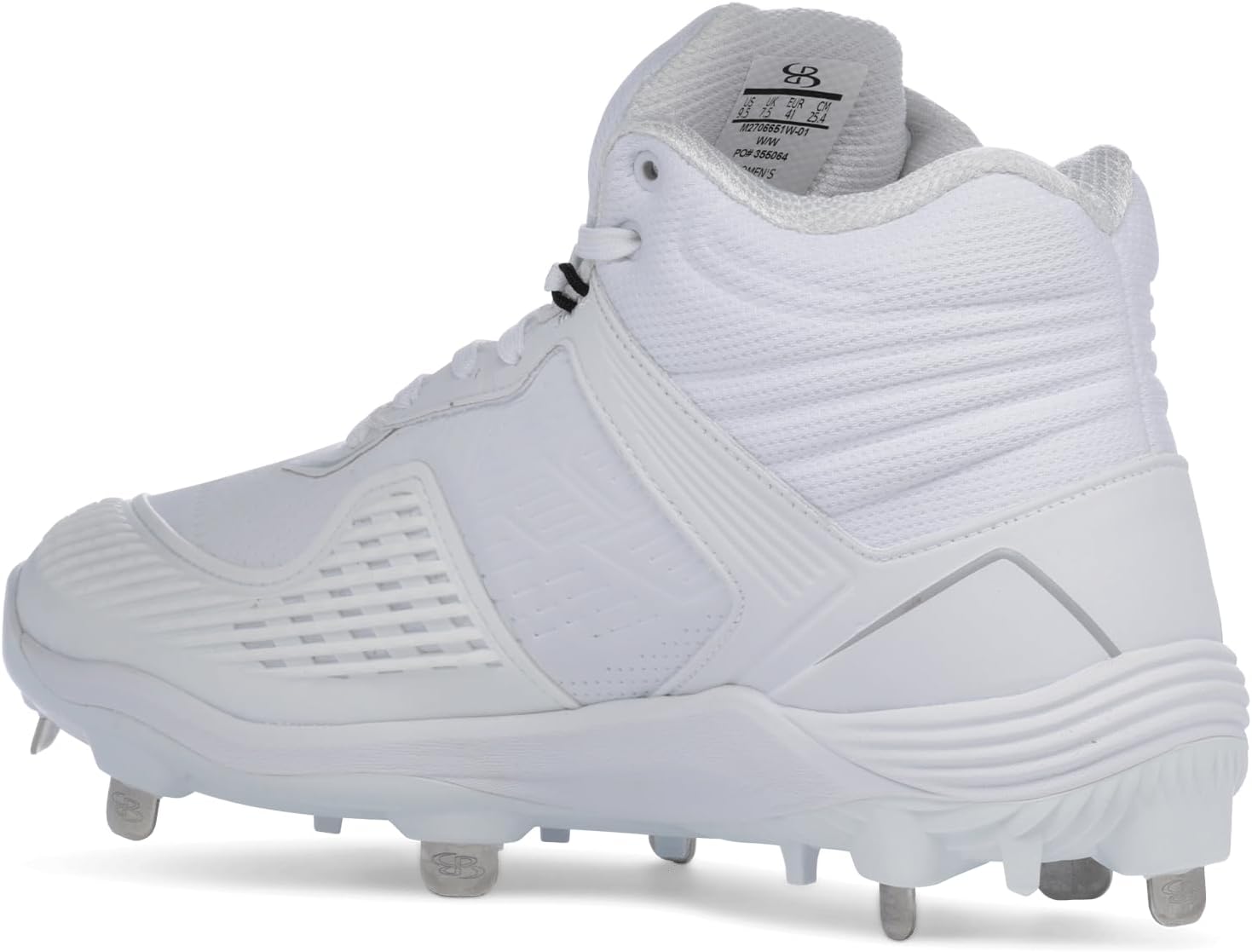 Boombah Viper Pro Women's Metal Mid Cleat - Pitching Toe - Multiple Color Options - Multiple Sizes