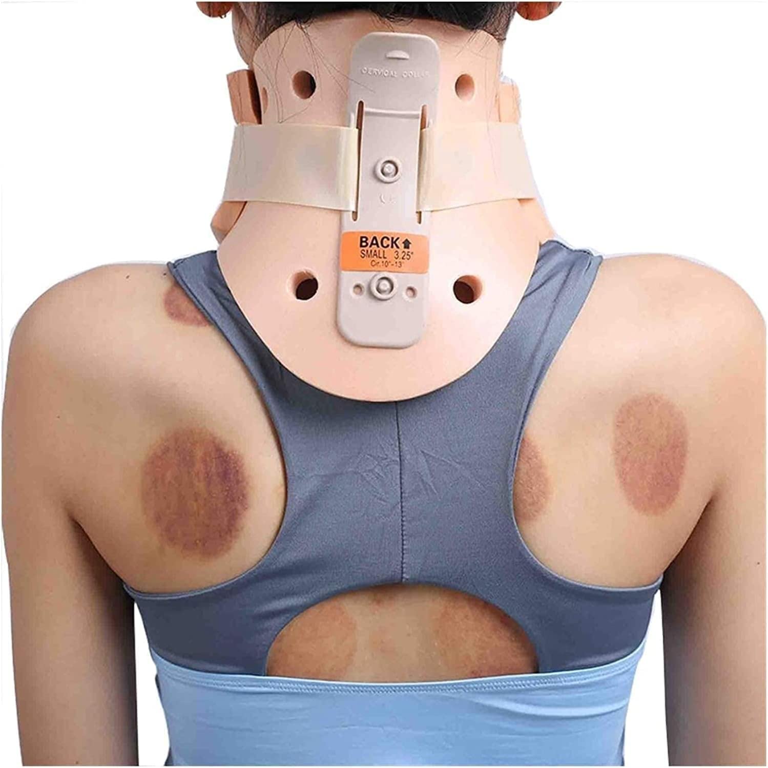 Collarín Cervical | Collarín Cervical para aliviar el Dolor de Cuello y Hombros | Adecuado para oficinistas sedentarios, Estudiantes, Conductores, Tallas extragrandes,Xlarge