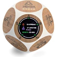Mindsight Focused Activity Timer &amp; Tracker | Promotes Work Life Balance &amp; Productivity | Pomodoro 'Plus' w/ 5 Fixed timers + 5 curated Wellness Activities | Office Desk Accessory | Mindfulness | ADHD
