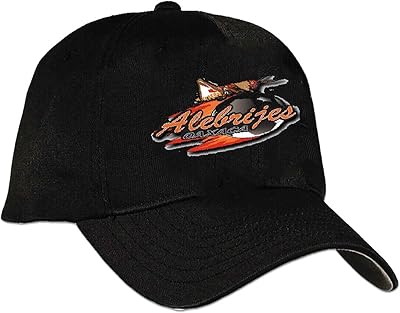 Alebrijes De Oaxaca Cap Hat 100% Cotton (Black, one Size)