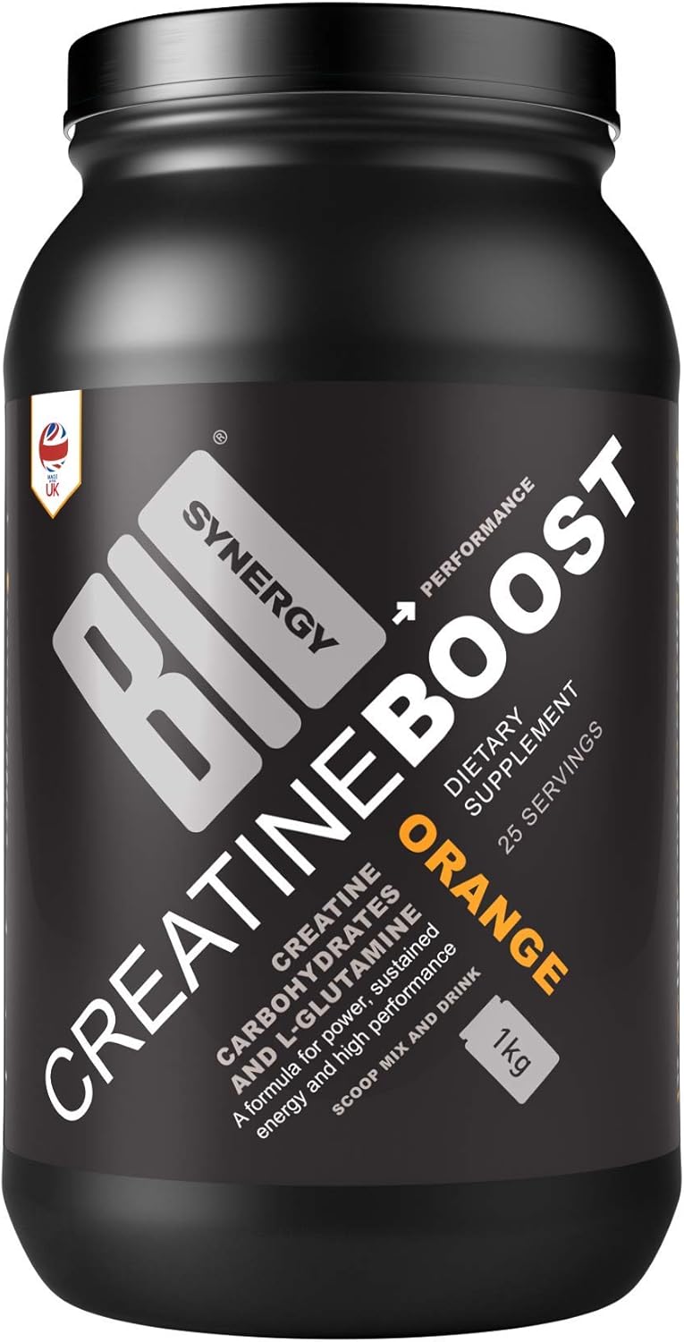 Biosynergy Creatine Boost Orange for Strength, Size and