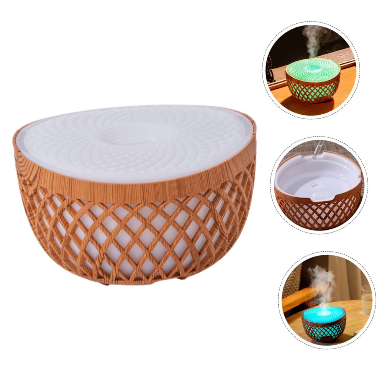 Mobestech Diffusore Oli Essenziali Decorativo Umidificatore Per Scrivania Mini Diffusore Fili Per e Relax Atmosfera Rilassante e Aria
