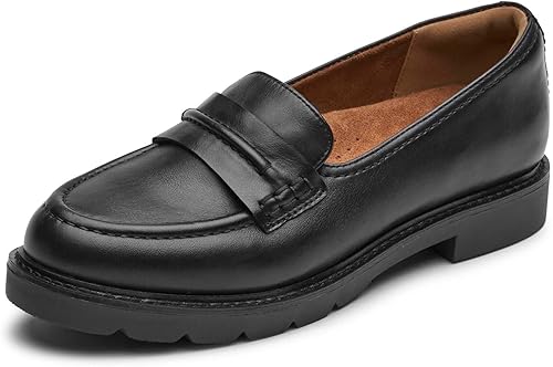 Cobb Hill Women's Janney Loafer, Black Leather, 9.5 W