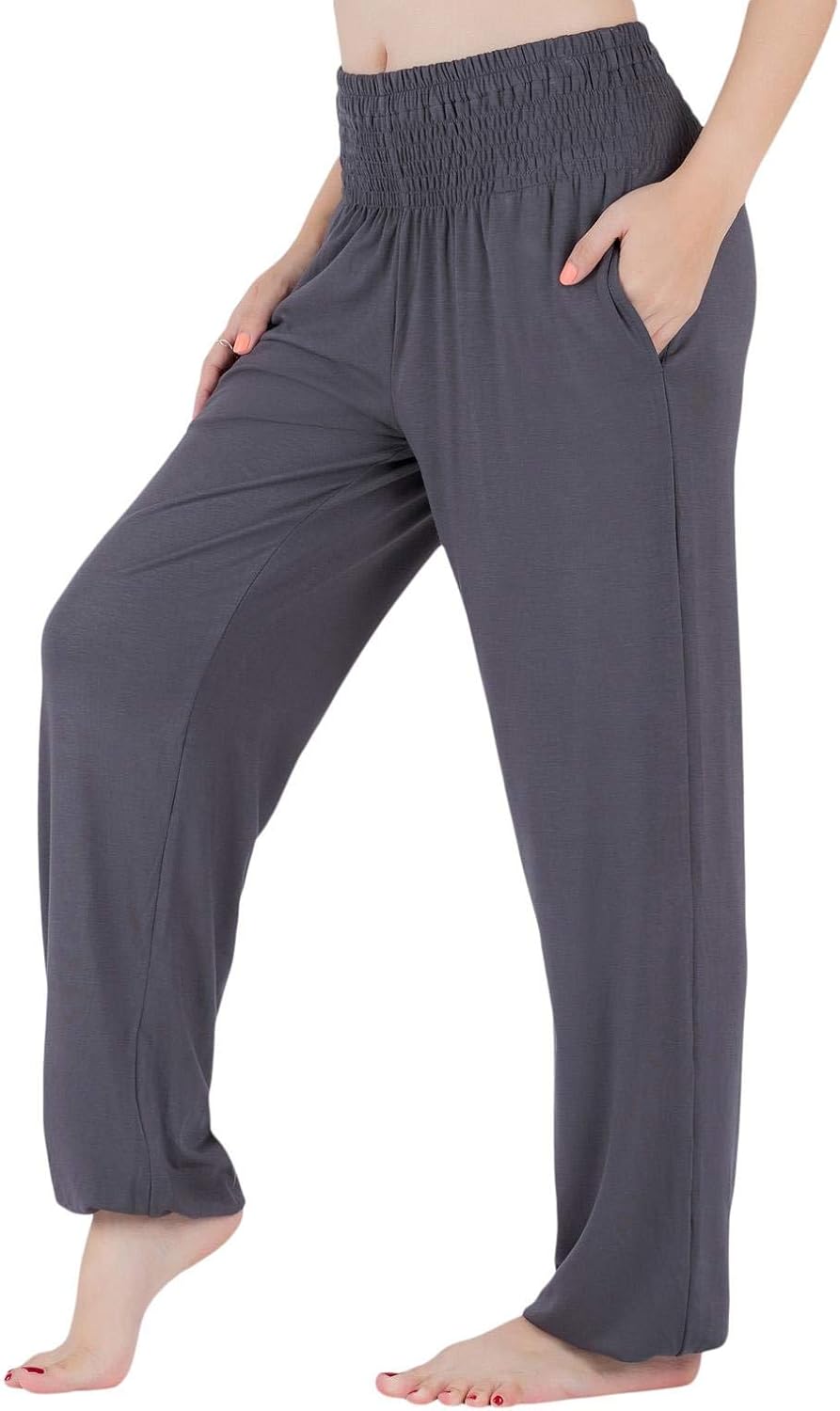LOFBAZ Womens Yoga Harem Sweatpants Loose Workout Joggers Lounge Pajamas Pants