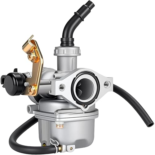 HIAORS PZ19 19mm Carburetor Carb with Cable Choke Compatible with Taotao Coolster 110cc 125cc Apollo Sunl NST Coolsport Lifan Baja ATV Quad 4 Wheeler CRF50 DB14 DB27 4-Stroke Pit Dirt Bike Parts