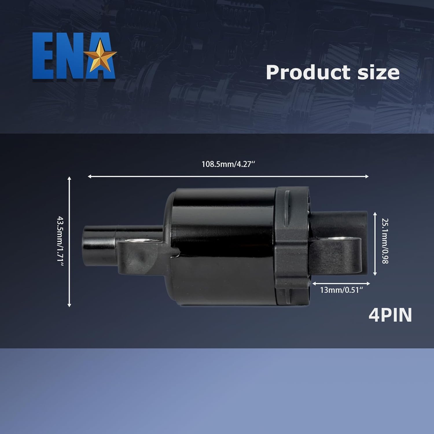 ENA Set of 8 Ignition Coil Pack and 8 Iridium Spark Plug Compatible with Chevrolet GMC Camaro Express 2500 3500 4500 Silverado Sierra Savana SS 4.8L 6.0L 6.2L Replacement For UF414 41-110