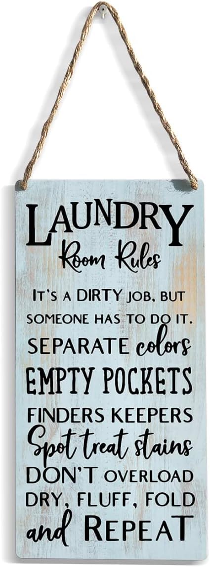 FOMIYES Targa Da Parete in Legno Vintage Con Scritta retro Laundry Room Per Arredamento Casa/hotel FOMIYES Targa Da Parete in Legno Vintage Con Scritta retro Laundry Room Per Arredamento Casa/hotel