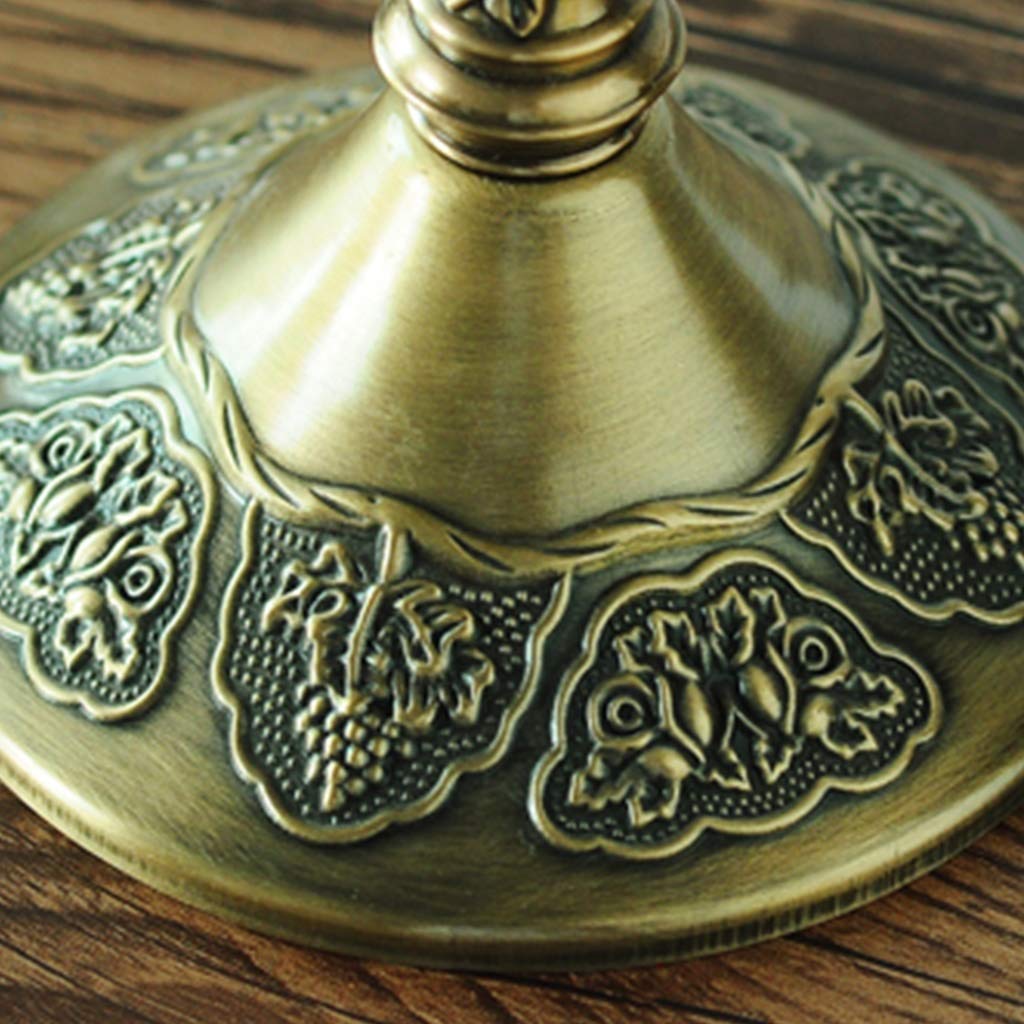 Wakects Bougeoir De Style Européen à 3 Bras En Métal Style Vintage