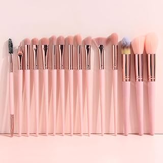Juego de brochas de maquillaje, 15 brochas de...