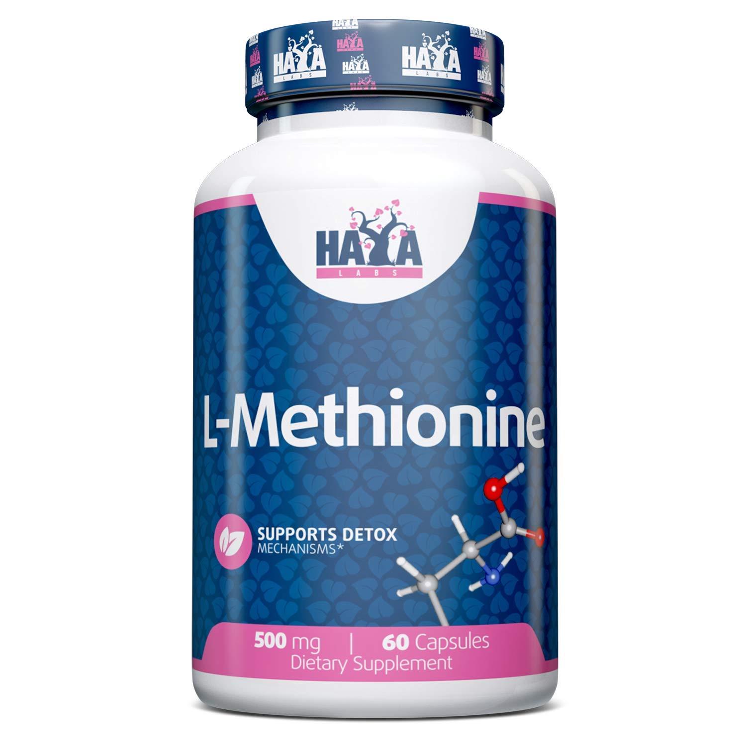 HAYA LABSL-Methionine, 500 mg, 60 Caps