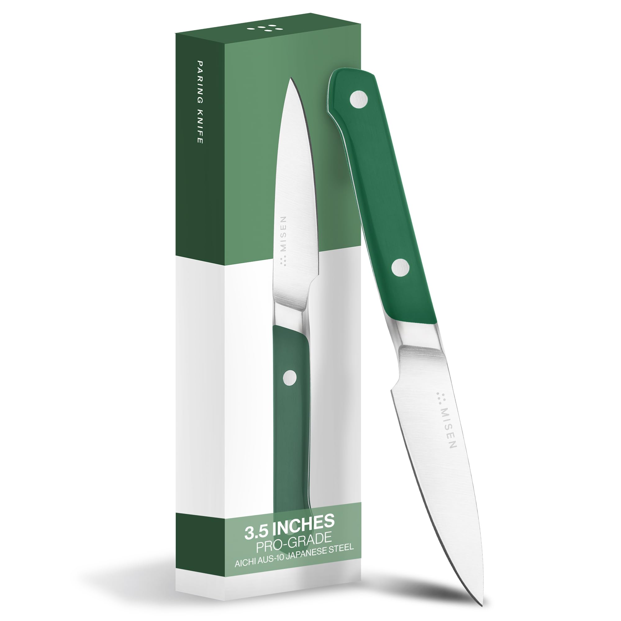 Misen 3.5 Inch Precision Paring Knife, Small, Sharp