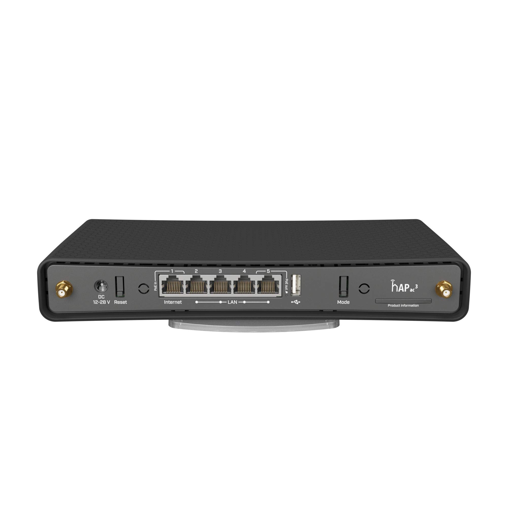 Mikrotik Hap Ac? Router Wireless Gigabit Ethernet DuaL-Band [2.4 Ghz/5 Ghz] Nero (hap Ac? With Routeros L4 - License Hap Ac?, WI-Fi 5 - [802.11ac],