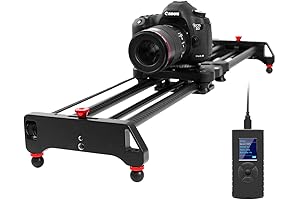 GVM Carbon Fiber Motorized Camera Slider with Time-Lapse Functions