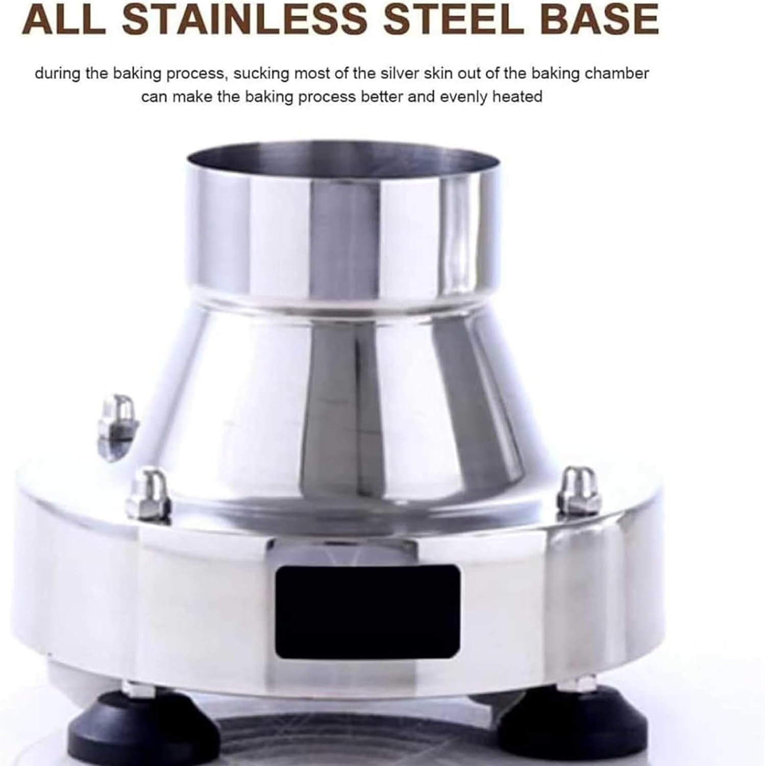 Coffee Bean Cooler, Electric Coffee Silver Skin Machine, Adjustable Hoses And Airflow Speed, No Chaff, 8000rpm Airflow 156cfm, Mesh Screen At The Base, For Home Coffee Use, Not Coffee Roaster