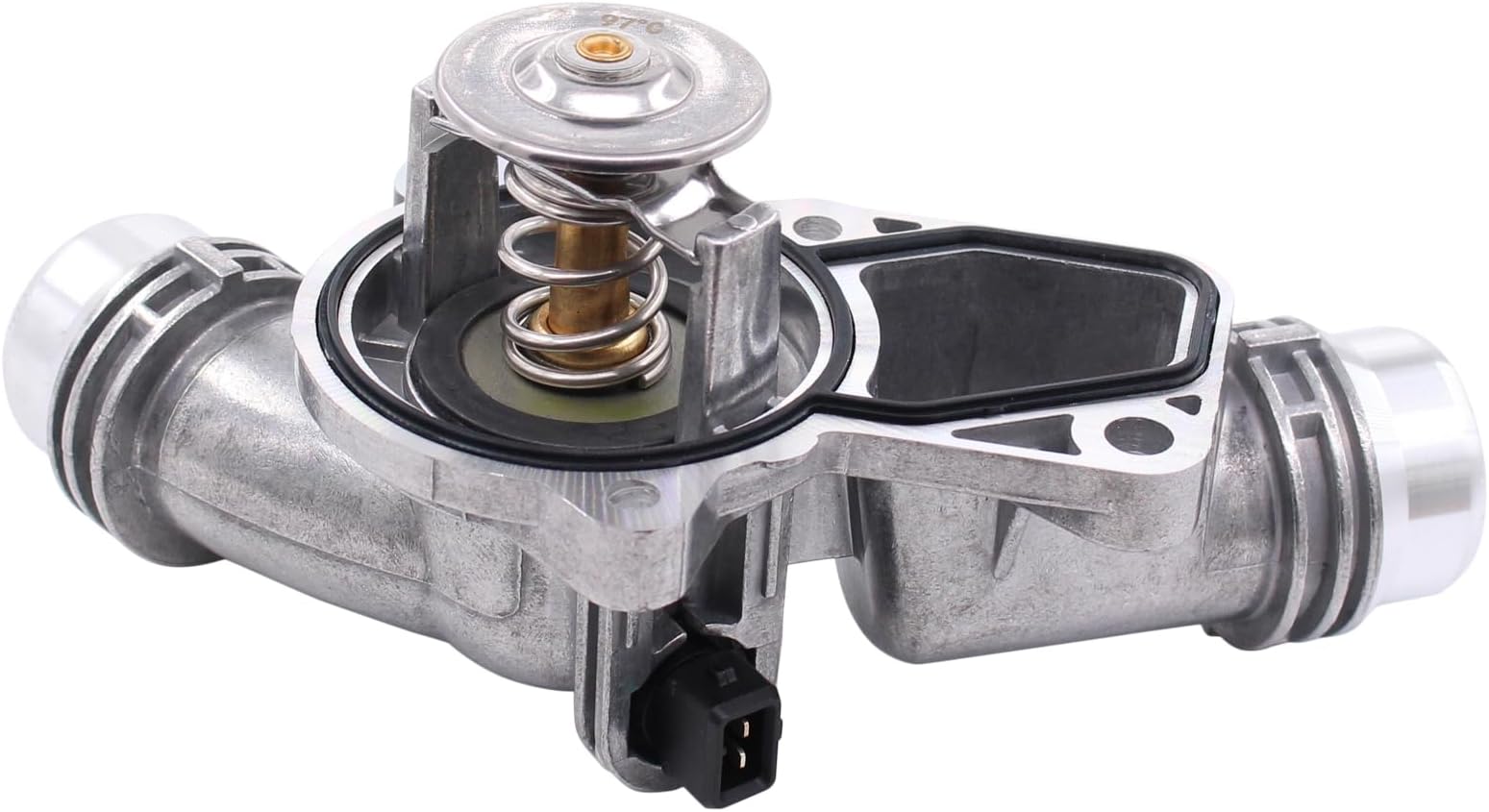 Amazon.com: MOTOKU Aluminum Engine Coolant Thermostat Assembly with ...