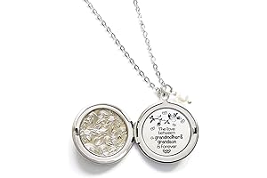 Grandma Gifts from Grandson: Love Between Grandson and Grandmother Treasured in Locket Necklace