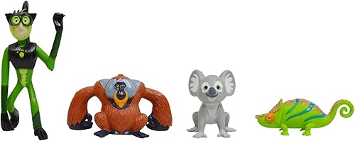 Miniatura 7 de Juego de 4 figuras de acción escaladores de Activate Creature Power, de Wild Kratts