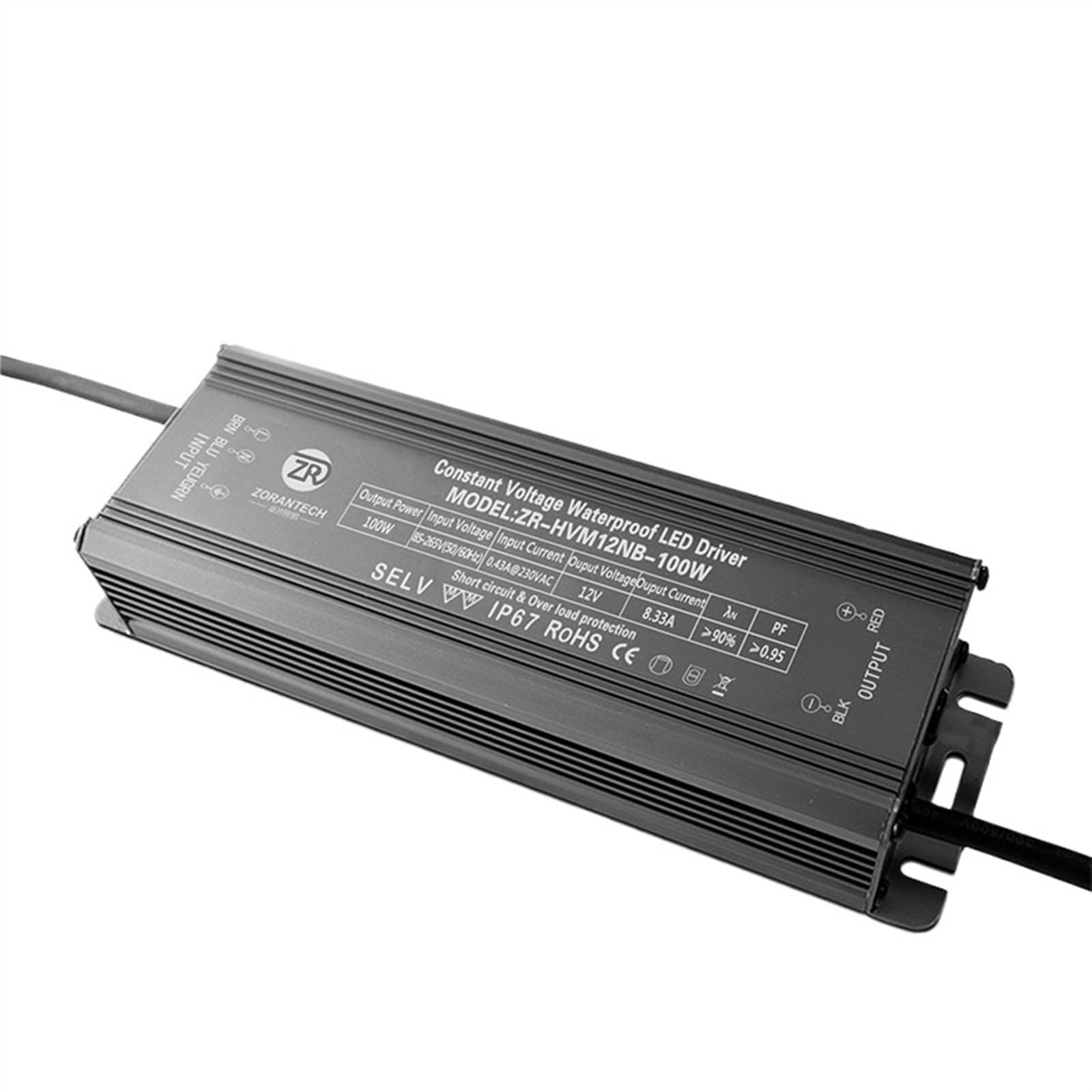Alimentatore LED a tensione costante Lampada di linea da 100 W Alimentatore switching impermeabile da 12 V Lampada LED con alimentatore DC a bassa tensione(12V)
