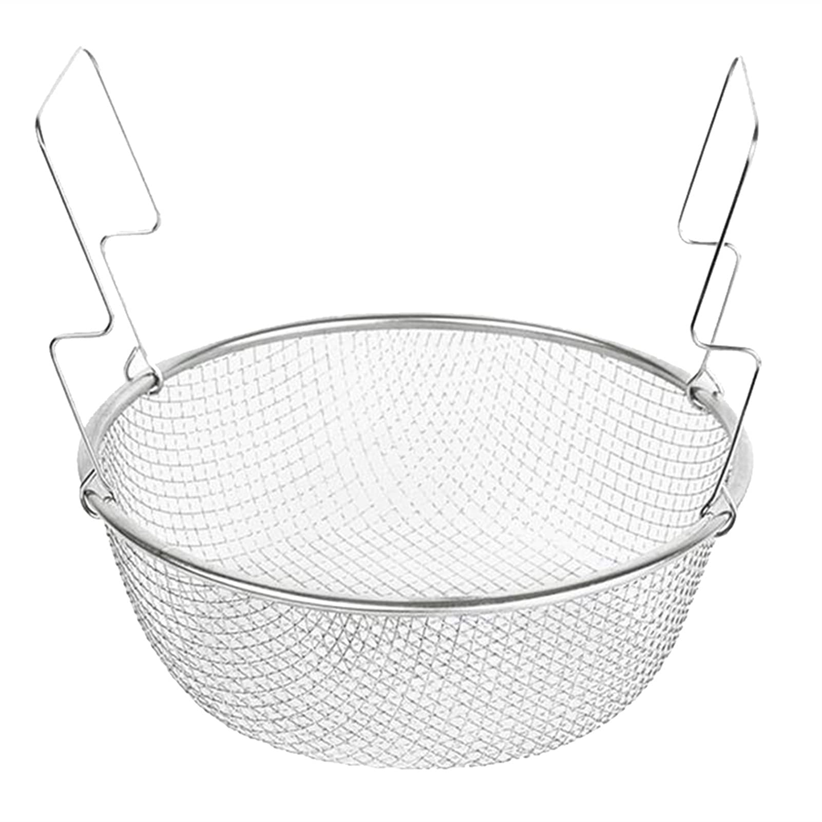 Escurridores Cesta de drenaje Fritas Fritas Cocina Cesta Cesta de Acero Inoxidable Colador de alimentos Redondo Mesh Sifter Utensilios de cocina Cocina Colador Cesta de Drenaje ( Size : 23cm )