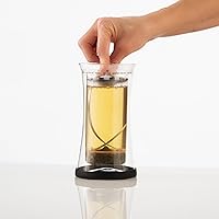 Vista 4 de Highwave BigFish - Prensa francesa o prensa de té, 16 onzas (negro)