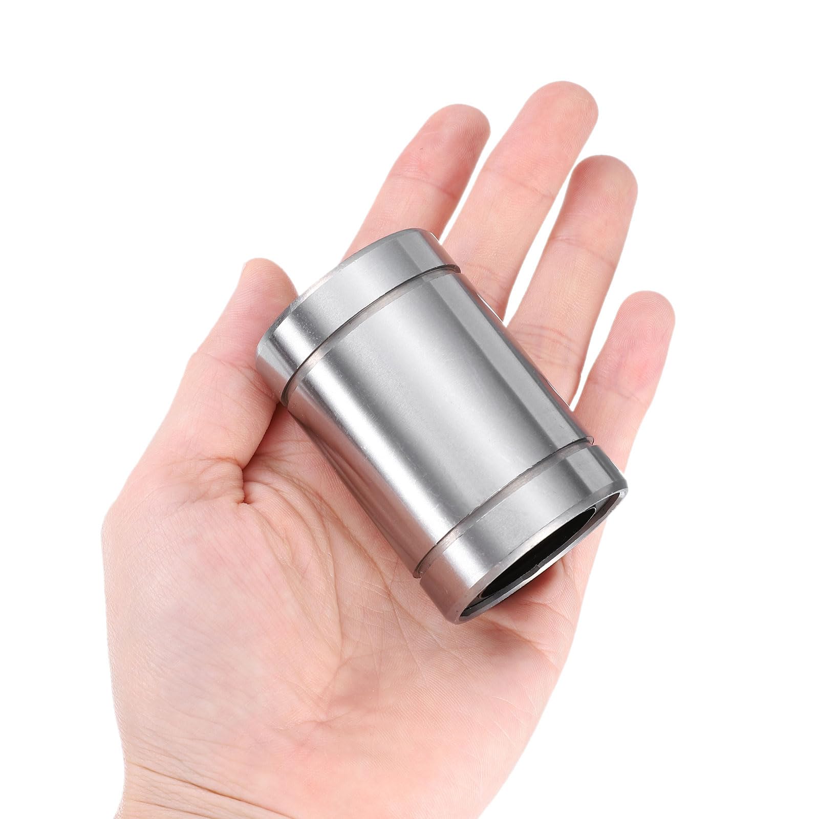 QUARKZMAN 6Pcs LM25Uu Roulement Linéaire 25mm Alésage 40mm OD 59mm Longueur Roulements à Billes Linéaires Double Face en Acier de Roulement en CaoutchoUC Scellé Pour Cnc Imprimante 3D
