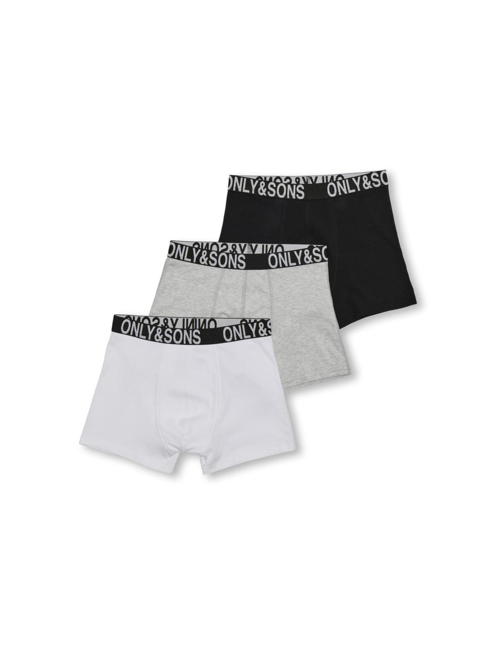 Only & sons junior Jungen Osjfitz Wb Bold Logo Boxer 3pk. Acc Noos Osjfitz Wb Bold Logo Boxer 3Pk. Acc Noos (3er Pack)