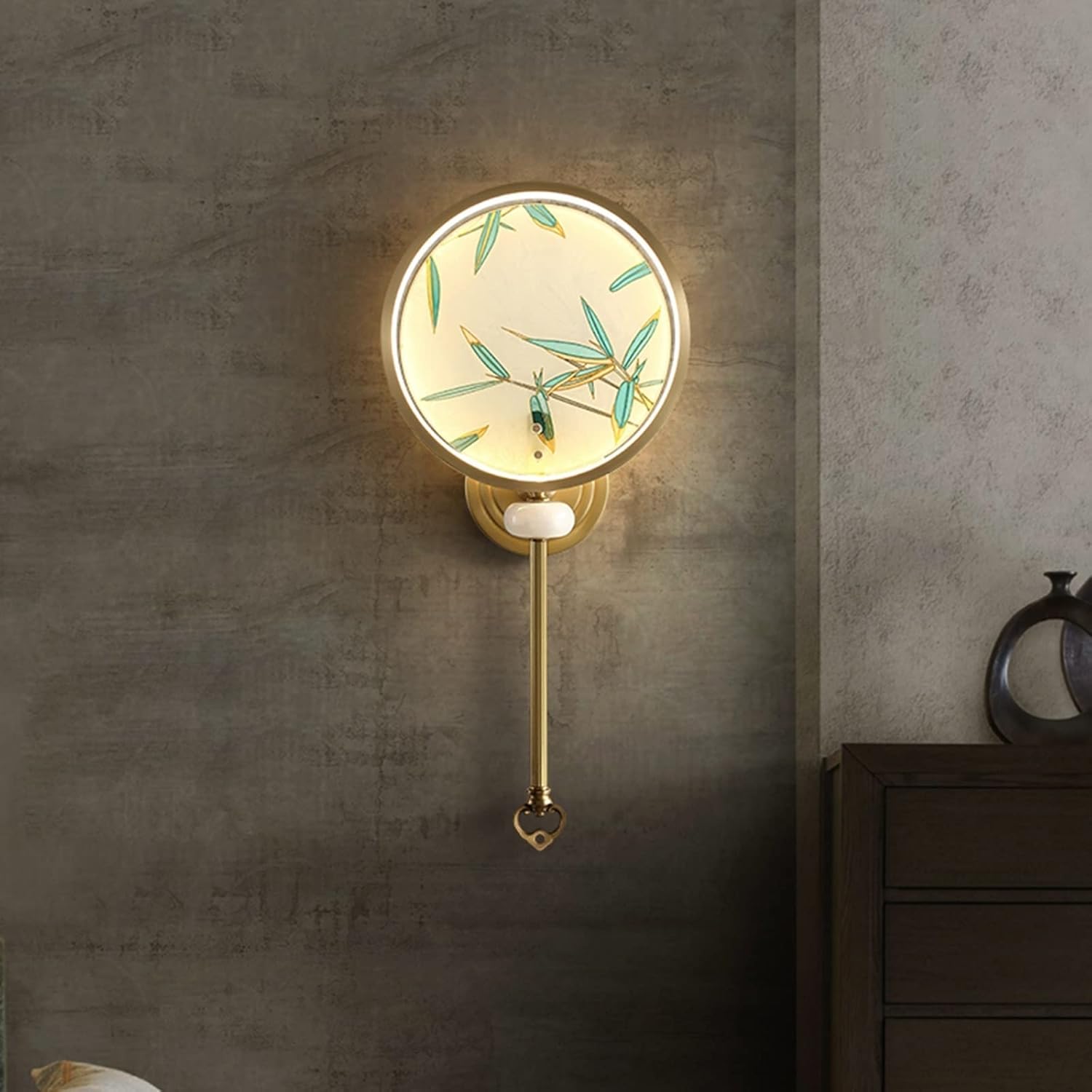 壁掛けランプ 壁掛けランプ 壁ライト ガラス壁掛け壁ライト 銅製屋内照明器具 壁掛けライト 寝室 リビングルームに最適、