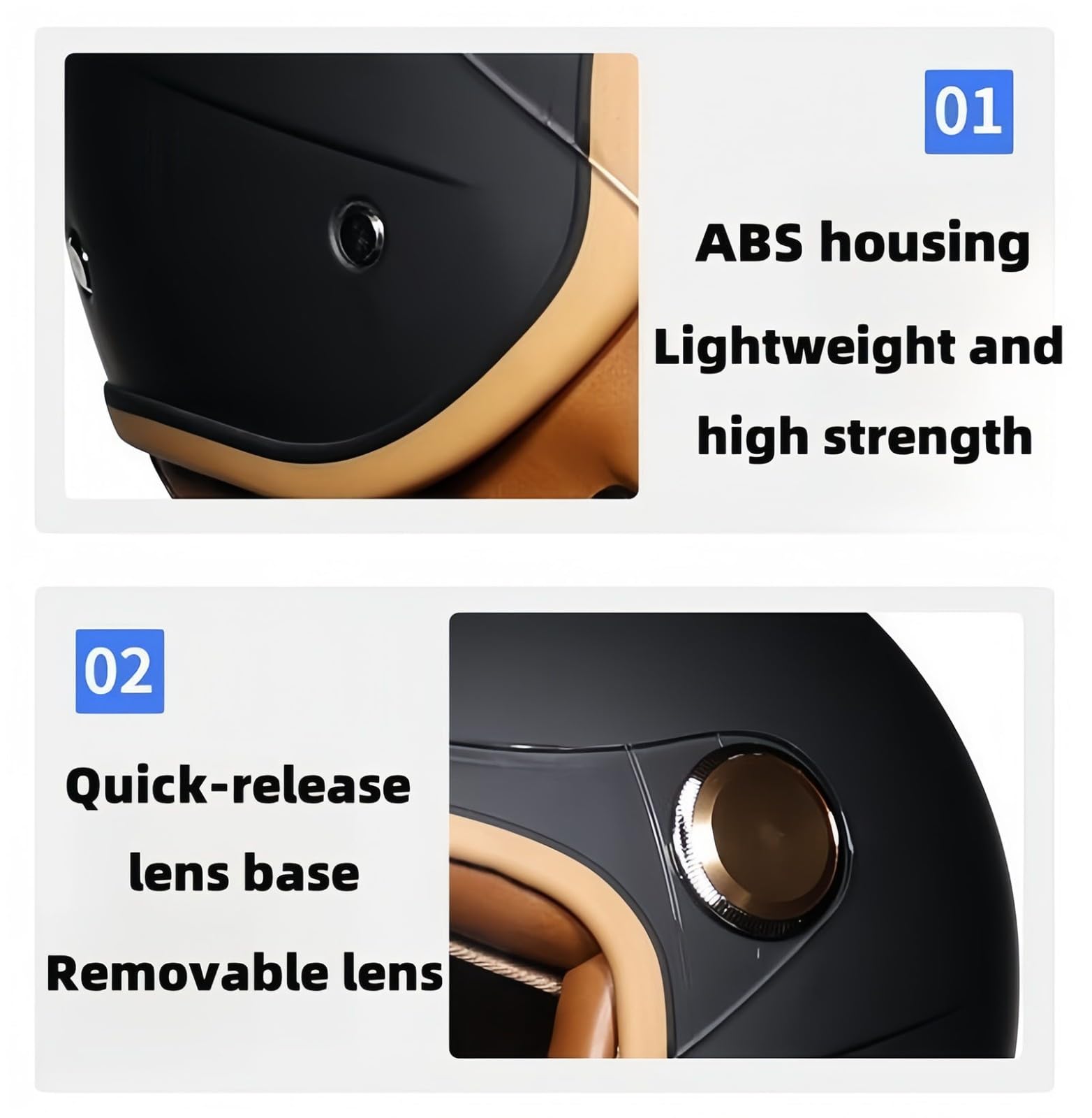 Casco De Motocicleta Abierto 3/4, Gafas, Forro Cómodo, Orejeras, Certificación ECE, Casco De Protección para Scooter, Bicicleta, Chopper, Casco para Adultos Y Hombres