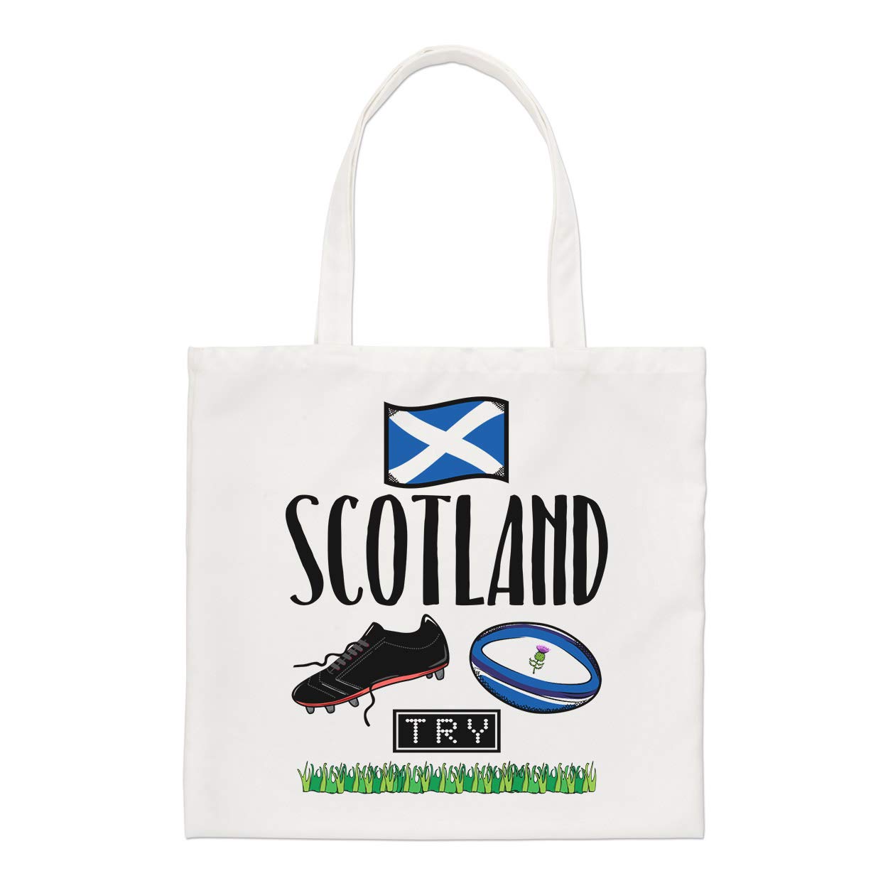 Gift Base Natural Rugby Scotland Regular Tote Bag