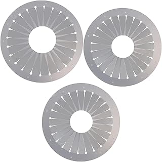 3 Pieces Easy Rosette Maker Brooch Ribbon Flower Making Tool DIY Sewing Crafts Embellishment Crafts Patchwork 9cm 12cm 15cm
