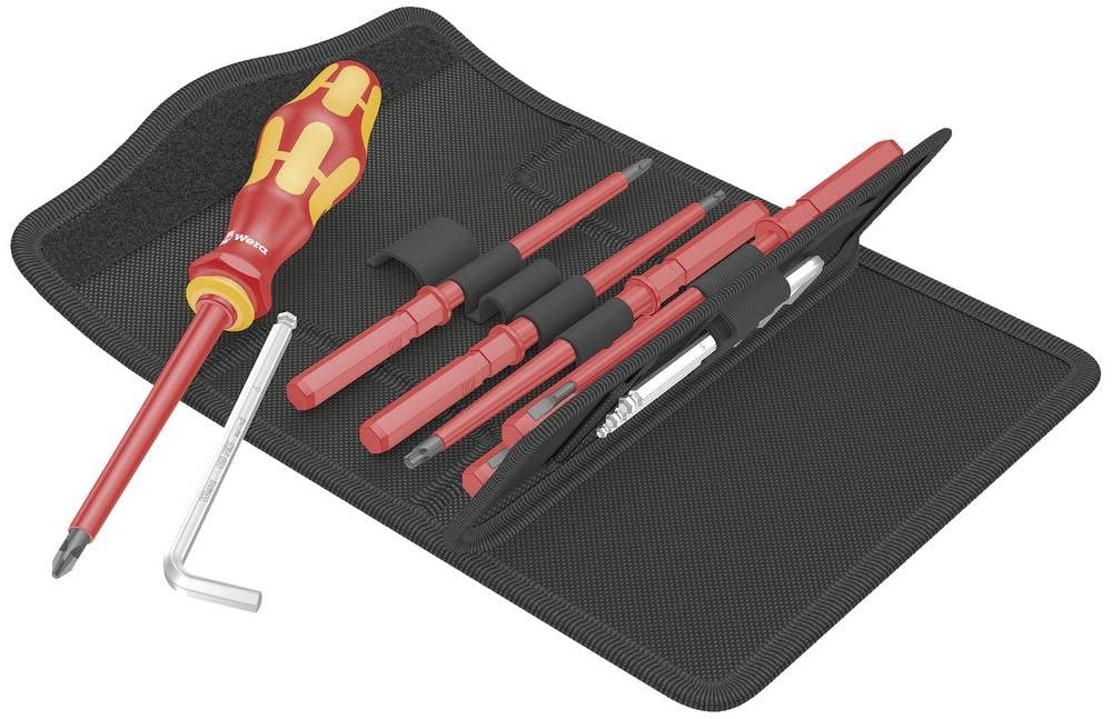 Wera 05100023001 VDE Wechselklingen-Set 14teilig Schlitz, Kreuzschlitz Phillips, Innen-TORX, Geschäfte