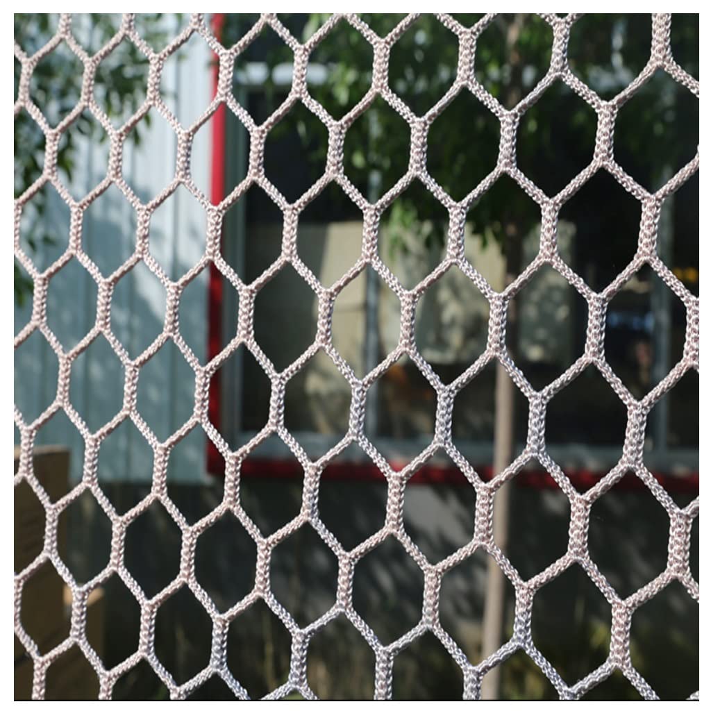 GTHTUHFD Kids Playground Net Polyester Single Layer Durable Nylon Material Playground Net Kids Safety Net For Climbing Kids Backyard Climbing Net Playground Cargo Net,3X3m
