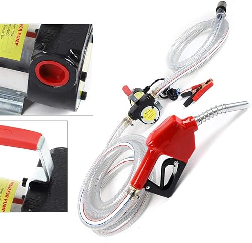 Miniatura 2 de Bomba de transferencia diésel, bomba de transferencia de combustible autocebante DC 12V para petróleo, diésel, biodiésel, kit de bomba de