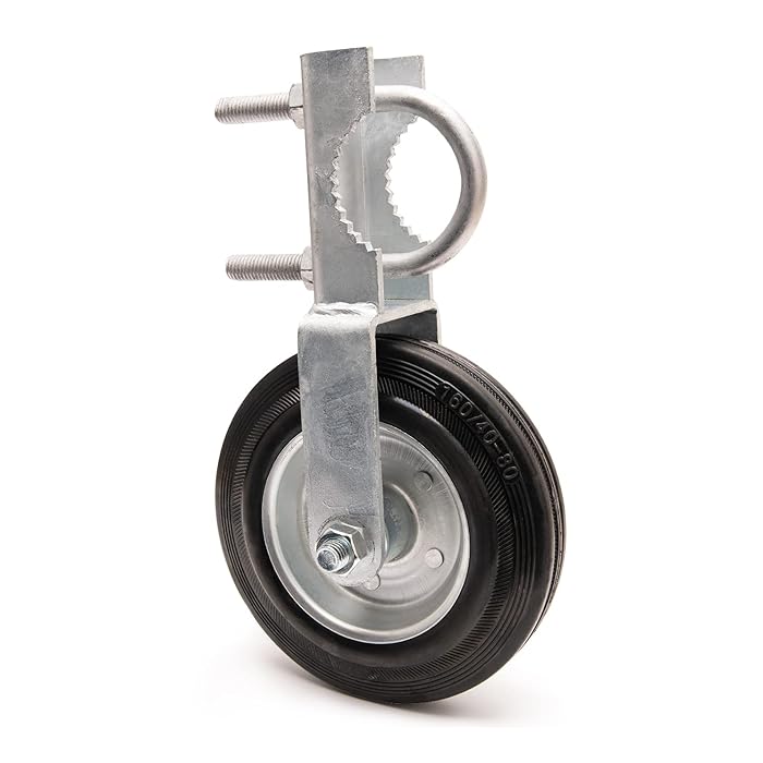 Buy Gate Helper Wheel for Metal Tube Swing Gate, 6" Fence Gate Wheel