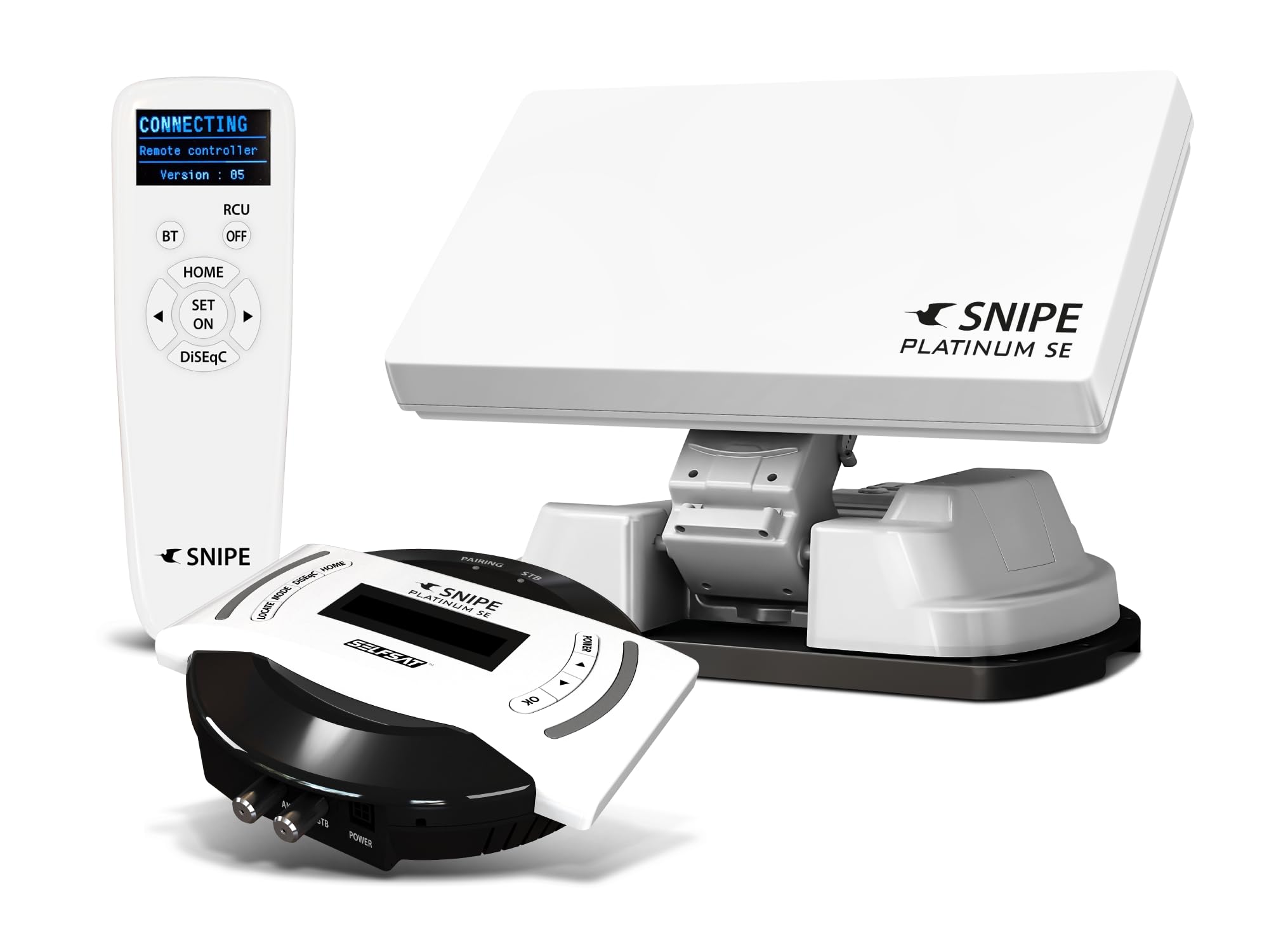 Selfsat Snipe Platinum SE - Single - Mit BT Fernbedienung und iOS/Android Steuerung