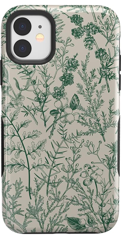Casely iPhone 11 Case | Sage Garden | Green Floral Phone Case