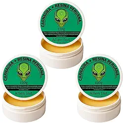 3 Cera Alien Ind Automotiva Carnaúba + Resina Peruana 120g | Brilho Espelhado, Remove Pequenos Riscos, Proteção e Revitalização da Pintura e Queimados