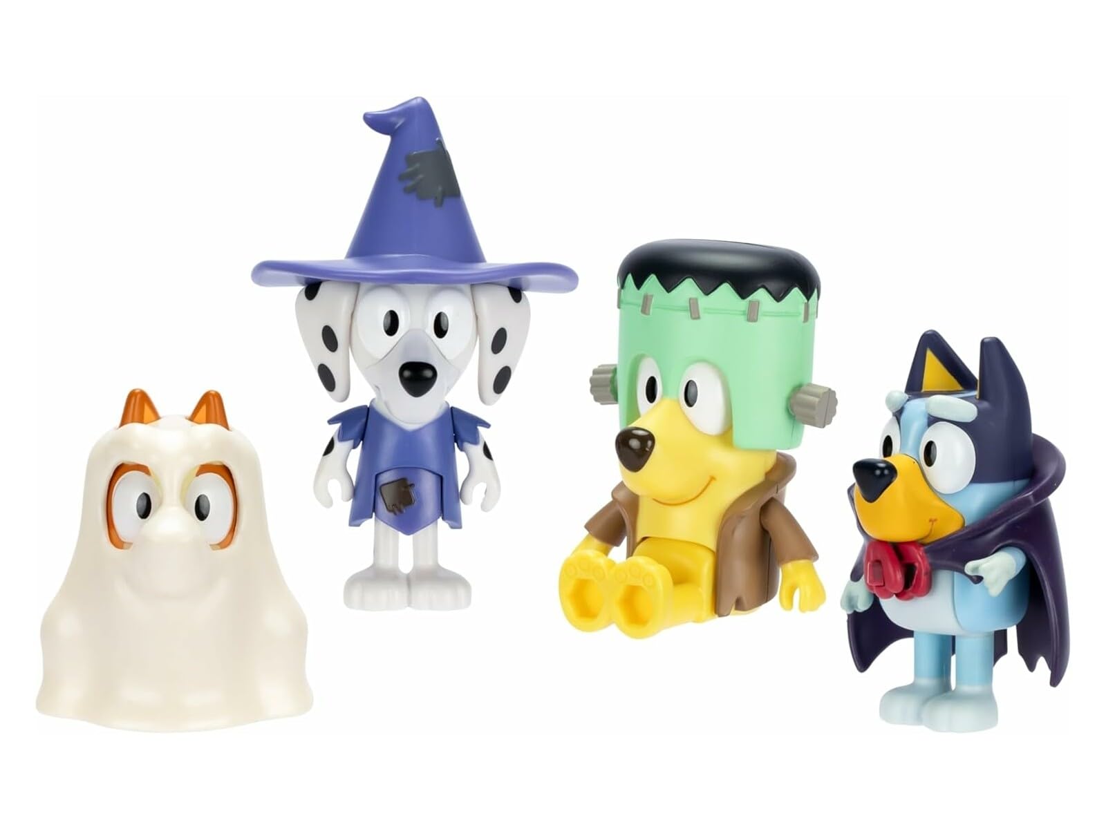 Amazon.com: Bluey Pack of 4 Figures, Articulated Figures Ready to