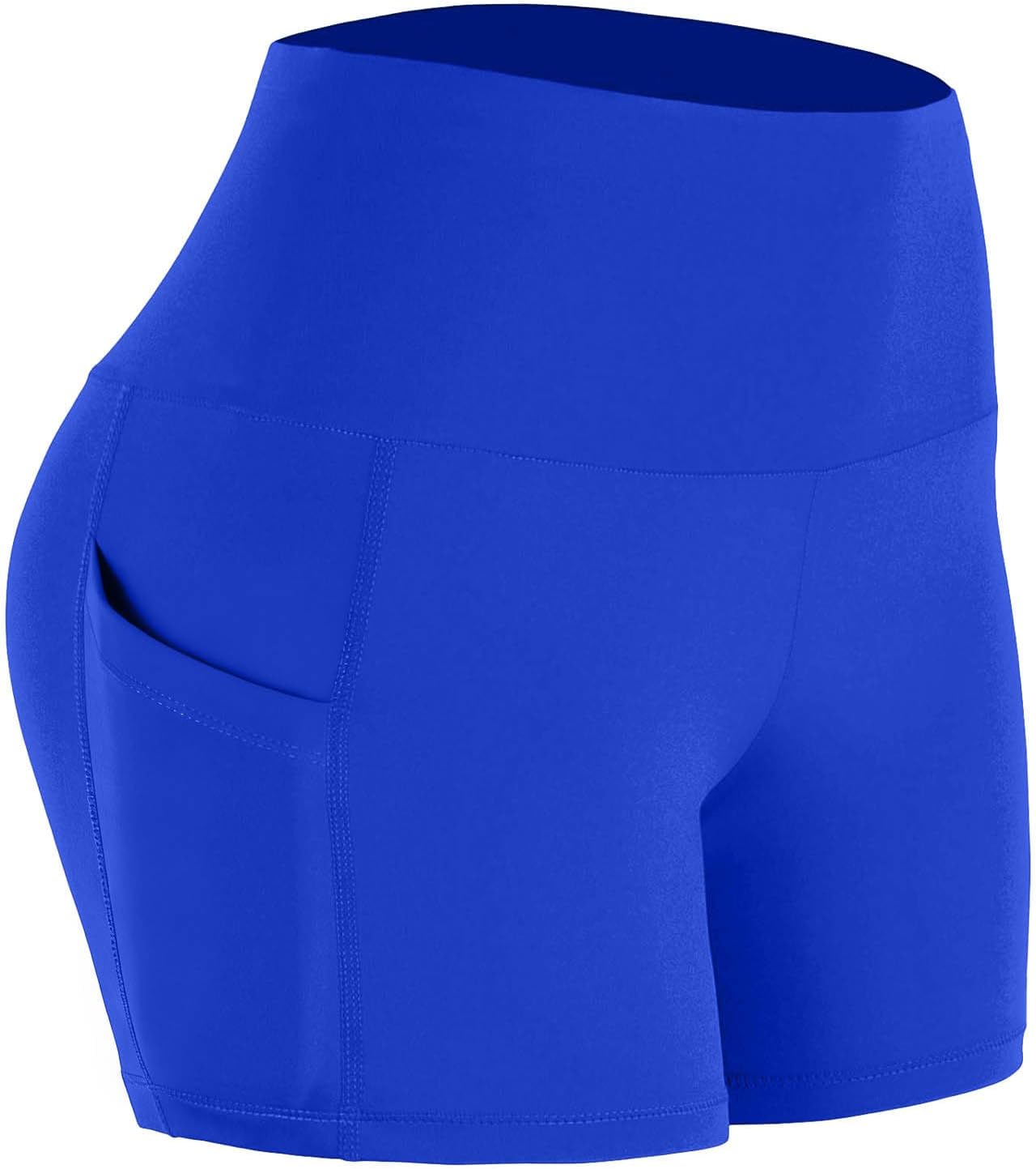 Yoga Shorts for Women, High Waisted Active Gym Bike Short | Sleek Fitted Shape, High Rise Support, 3 Inch Shortie Length, High Stretch Knit, Summer Athletic Exercise