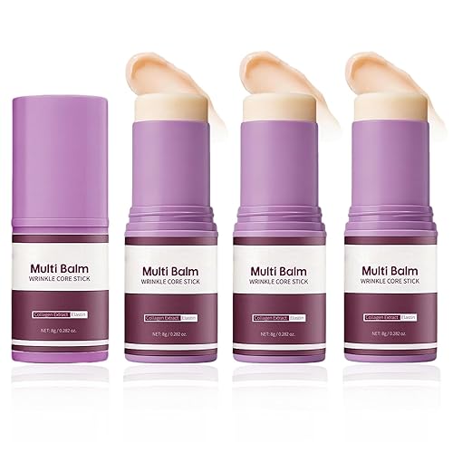 3Pcs Multi Balm Stick,Under Eye & Face Balm Hydrating Make