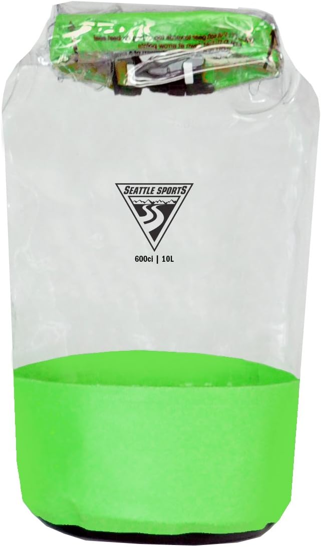 Seattle Sports Glacier Clear Heavy Duty Waterproof Dry Bag - USA Made