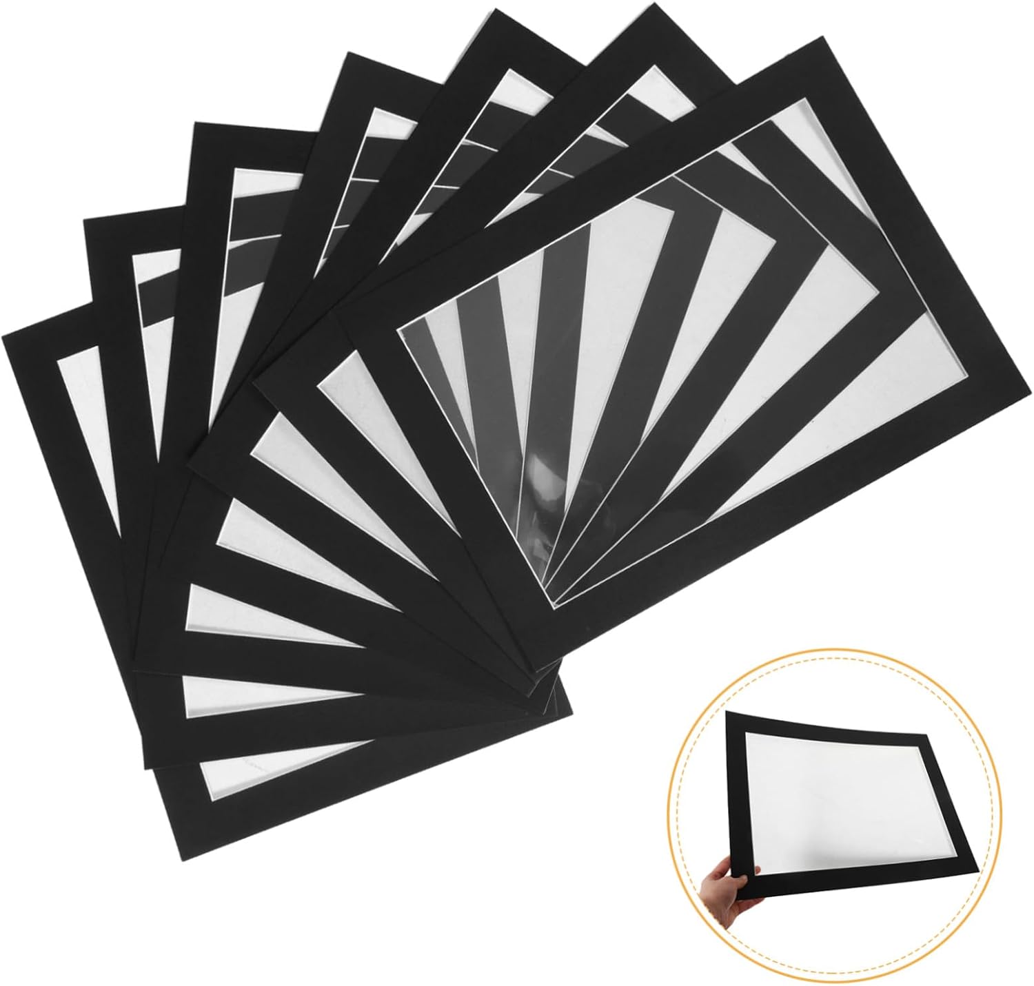 12pcs 8k Paper Children Artwork Display Frames for School Art