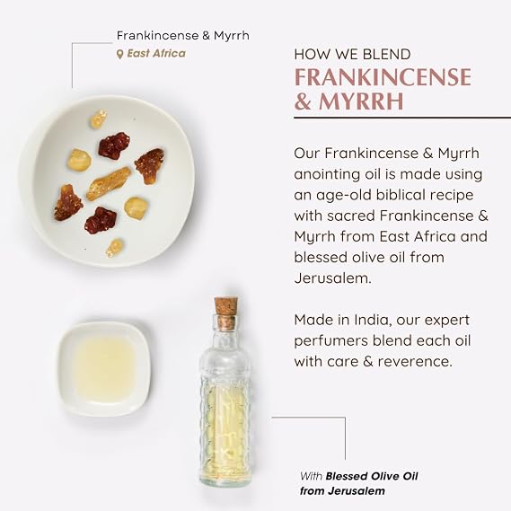 Aromafume Frankincense & Myrrh Anointing Oil, 9ml, Christian Gifts