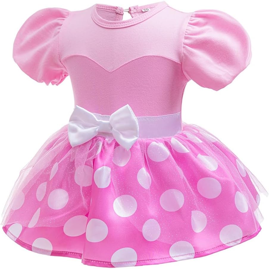 Baby Girls Princess Costumes Birthday Romper Tutu Dress w/Headband Halloween Christmas Party Fancy Outfits - Image 3